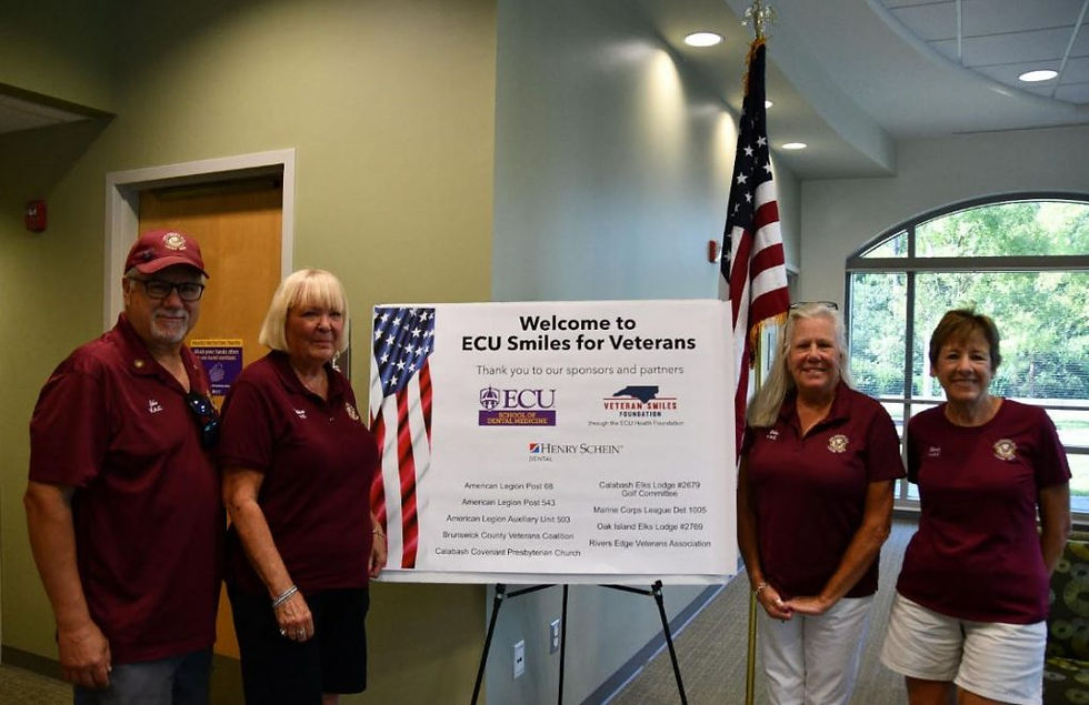 Calabash Elks Donate to "Smiles for Veterans Day"
