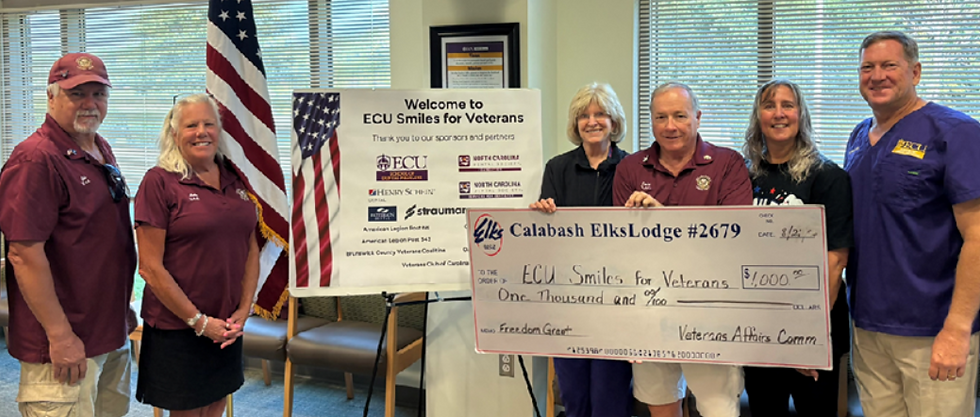 Calabash Elks Help Bring Smiles to Local Veterans