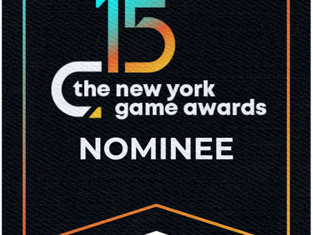 XENOTILT NOMINATED FOR NEW YORK GAME AWARD