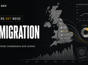 Immigration data graphic for Numbers Not Noise
