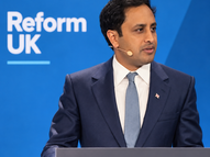 Zia Yusuf speaking for Reform UK