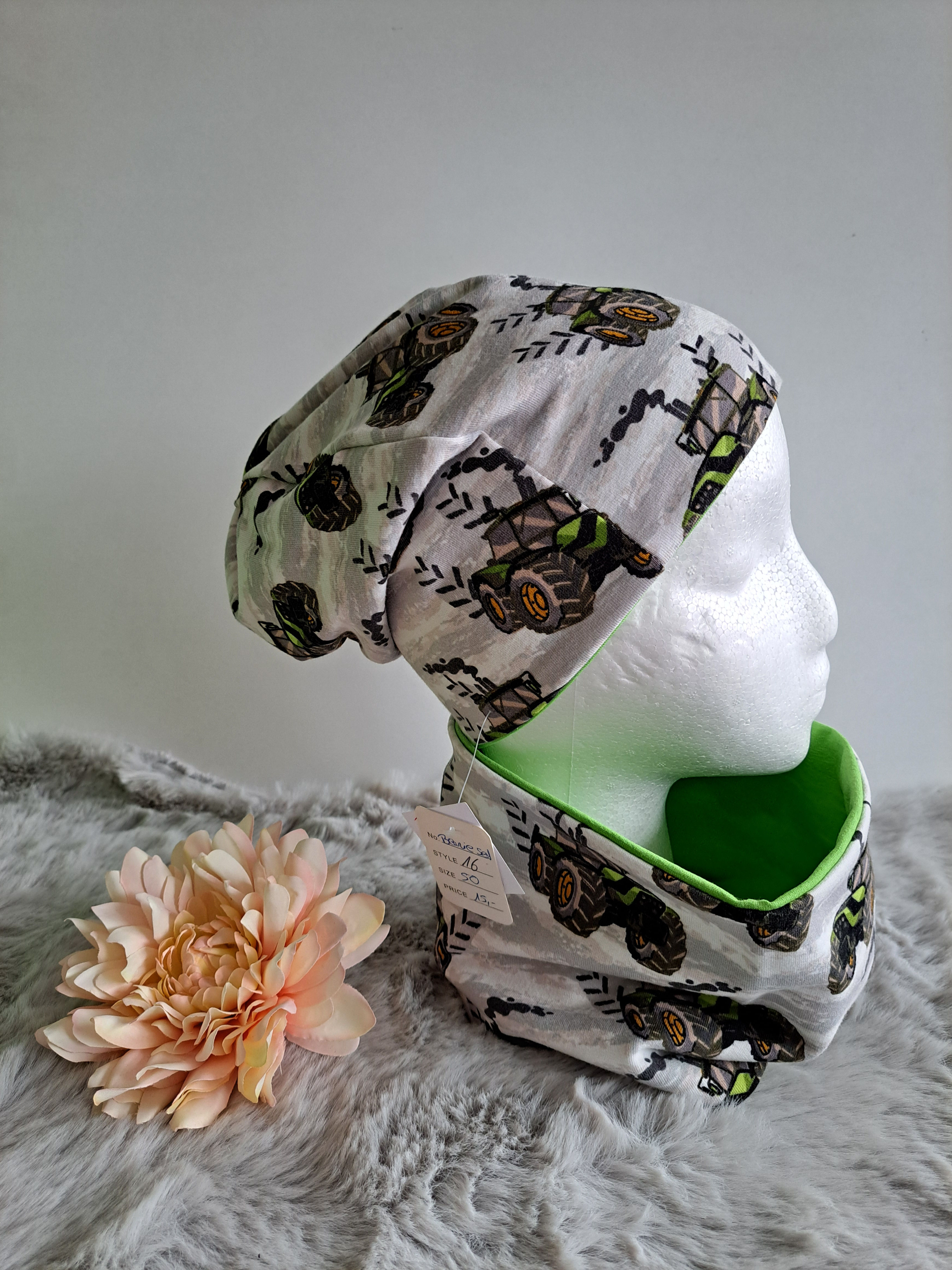 Beanie Mütze & Loopschal Gr. 50