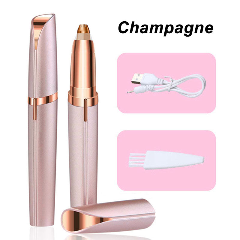 Miniatura: Womens Electric Eyebrow Trimmer Eye Brow Shaper Pencil Face Hair Remover For Wom