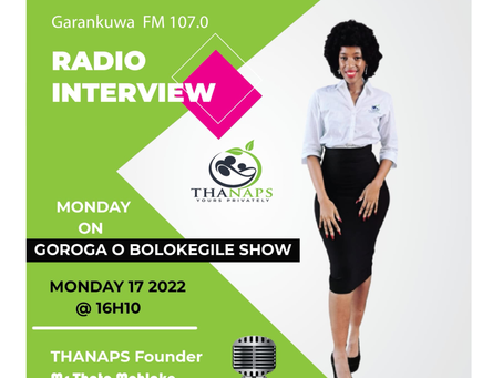 First Radio Interview @ Ga-Rankuwa FM 107.0