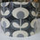 Thumbnail: Lampshade - Orla Kiely Oval Flower Cool Grey