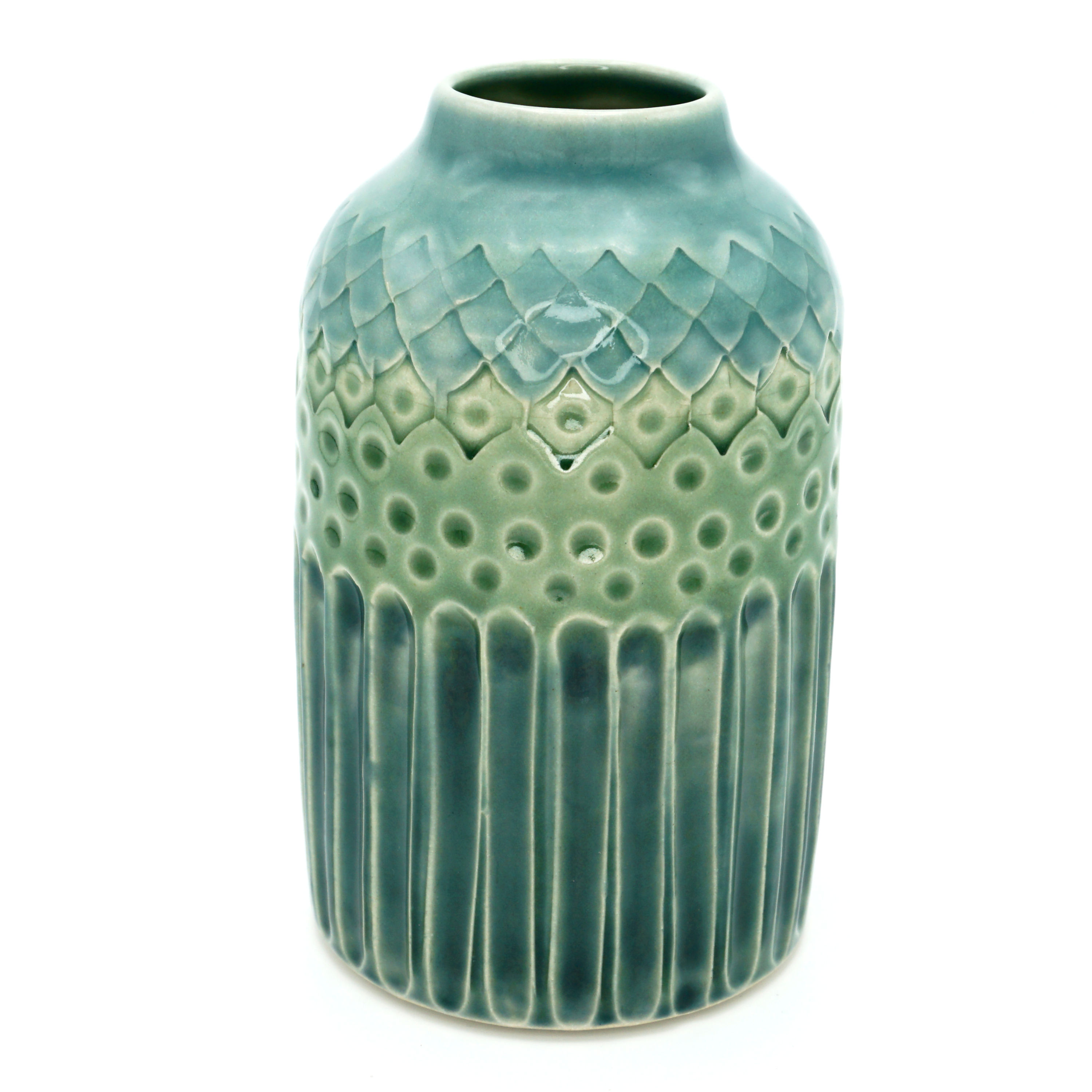 Vase (XL) - Shades of green