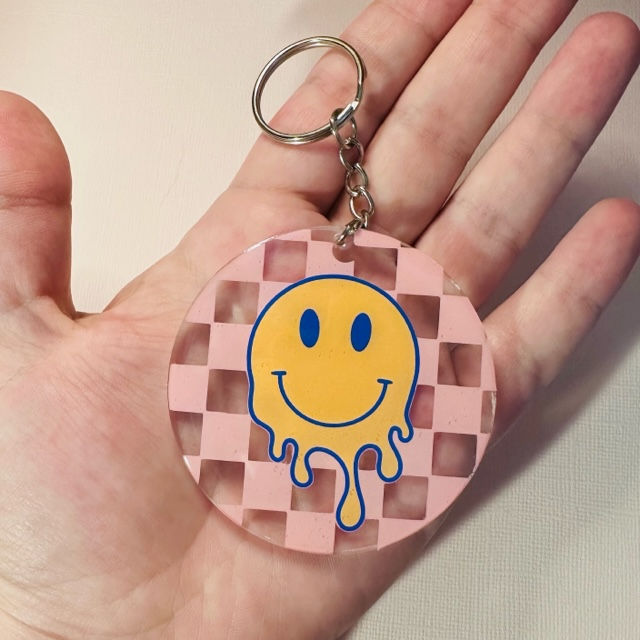 Smiley keychain online