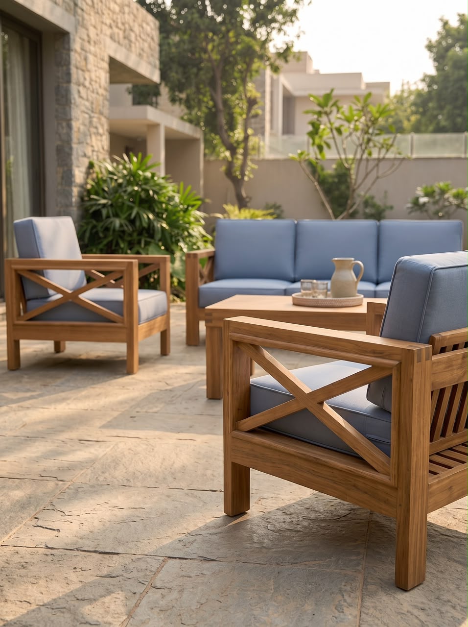 The Grove Armchair — Material: Massive Teak — Structure: Massive Teak — 3