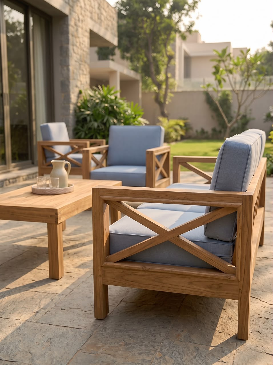 The Grove couch — Sofa — Material: Massive Teak — Structure: Massive Teak — 2