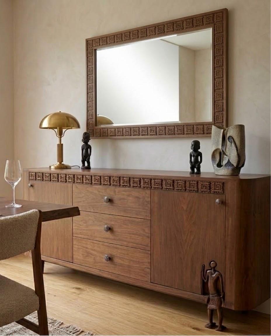 Savannah Frame mirror — Material: Massive beech wood "Oyma"