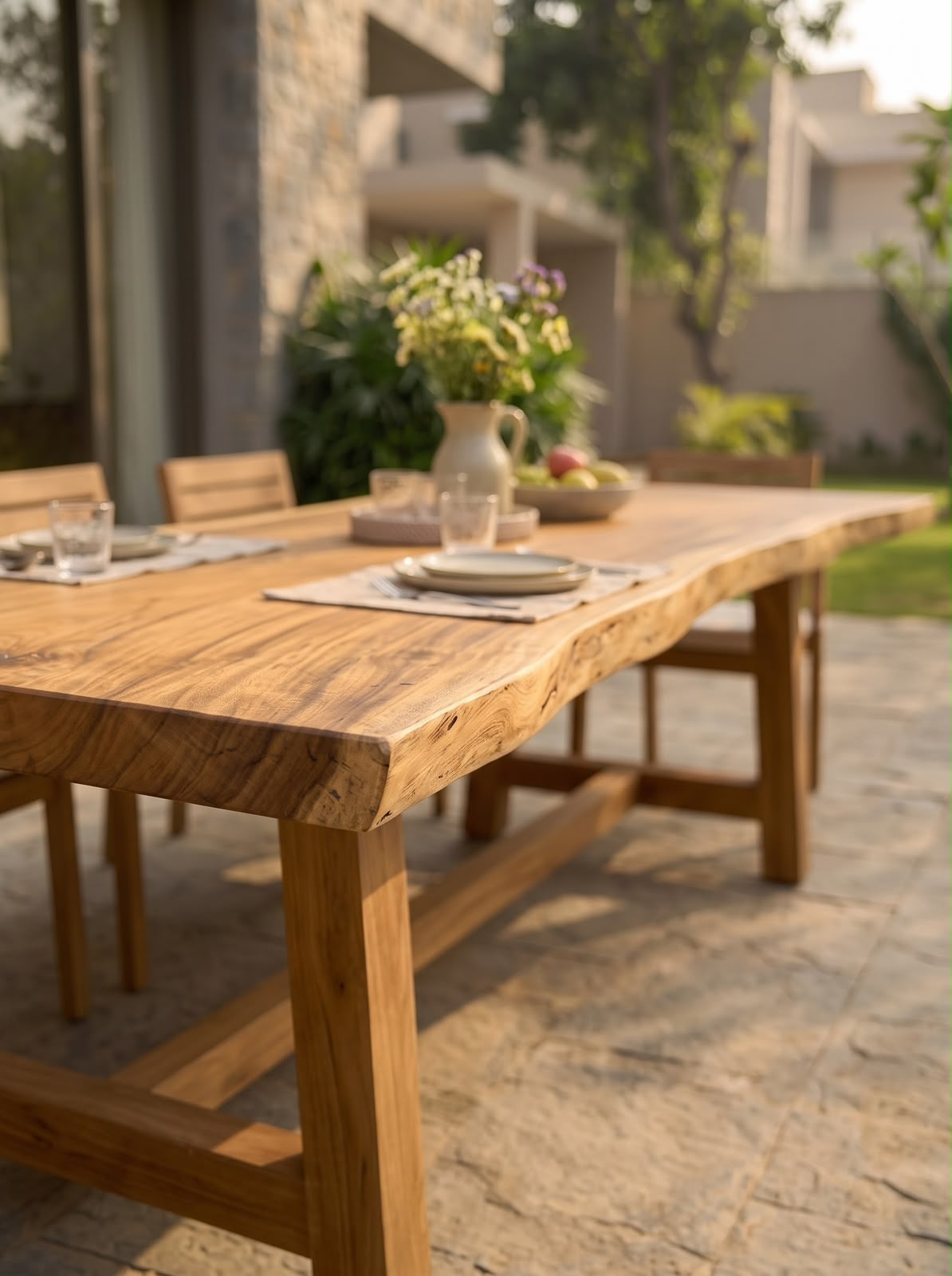 Outdoor African Iroko — Outdoor Tables — 2