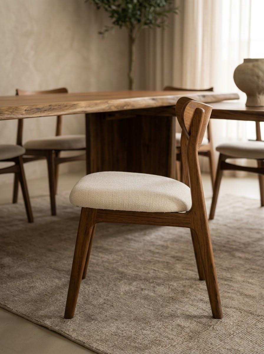AVA dining chair — Material: Massive Romanian Beech grade AB high — 3