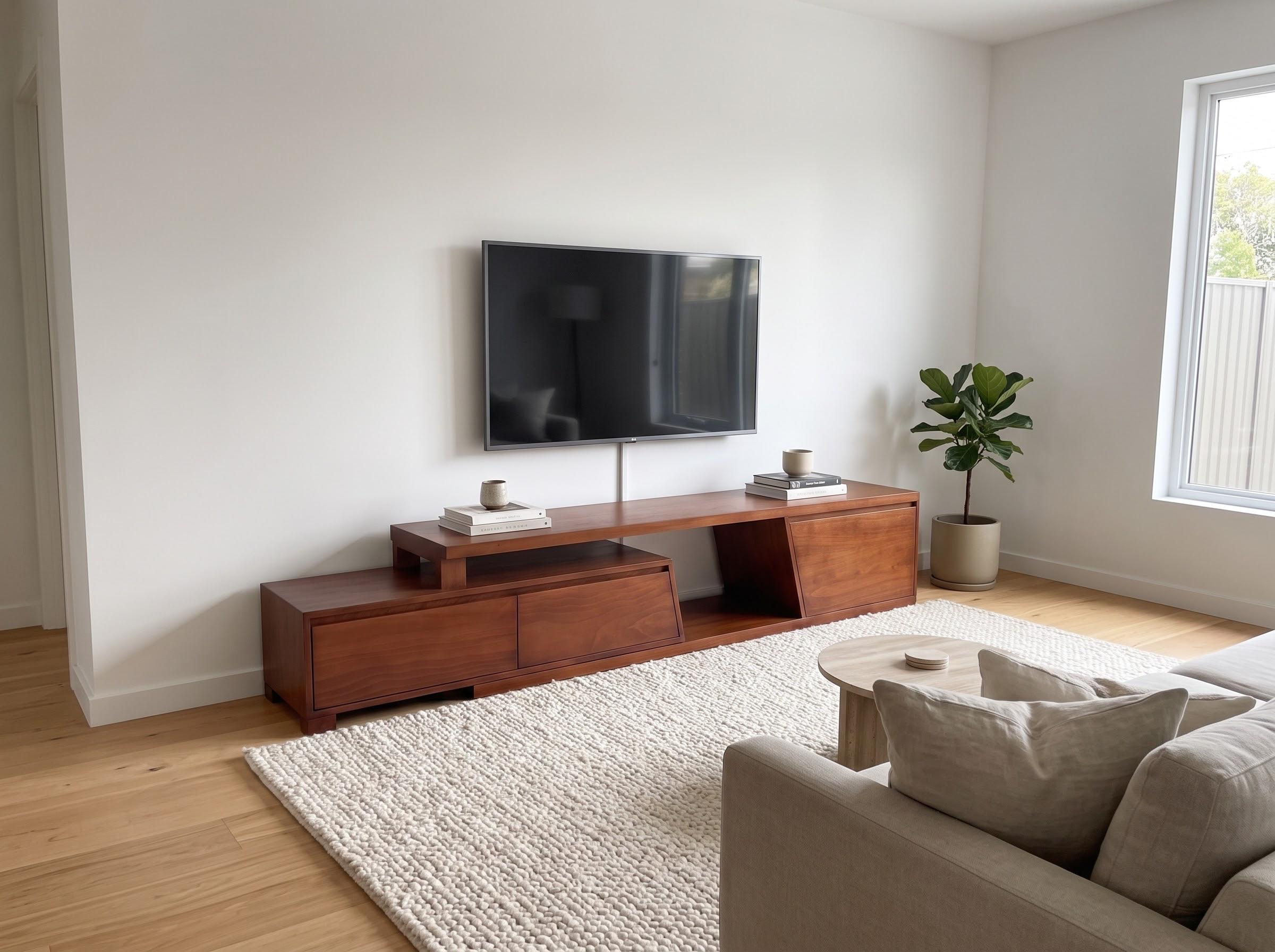 Crack — TV units — Material: Massive Beech wood +Natural Blockboard — Veneer: Natural Beech