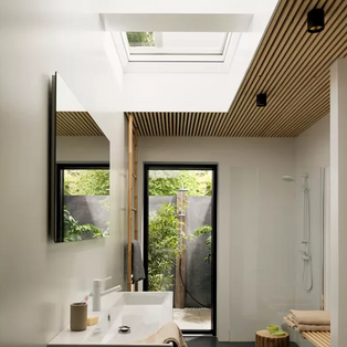 Velux Anti heat blinds for flat roof windows by Essex Roofing