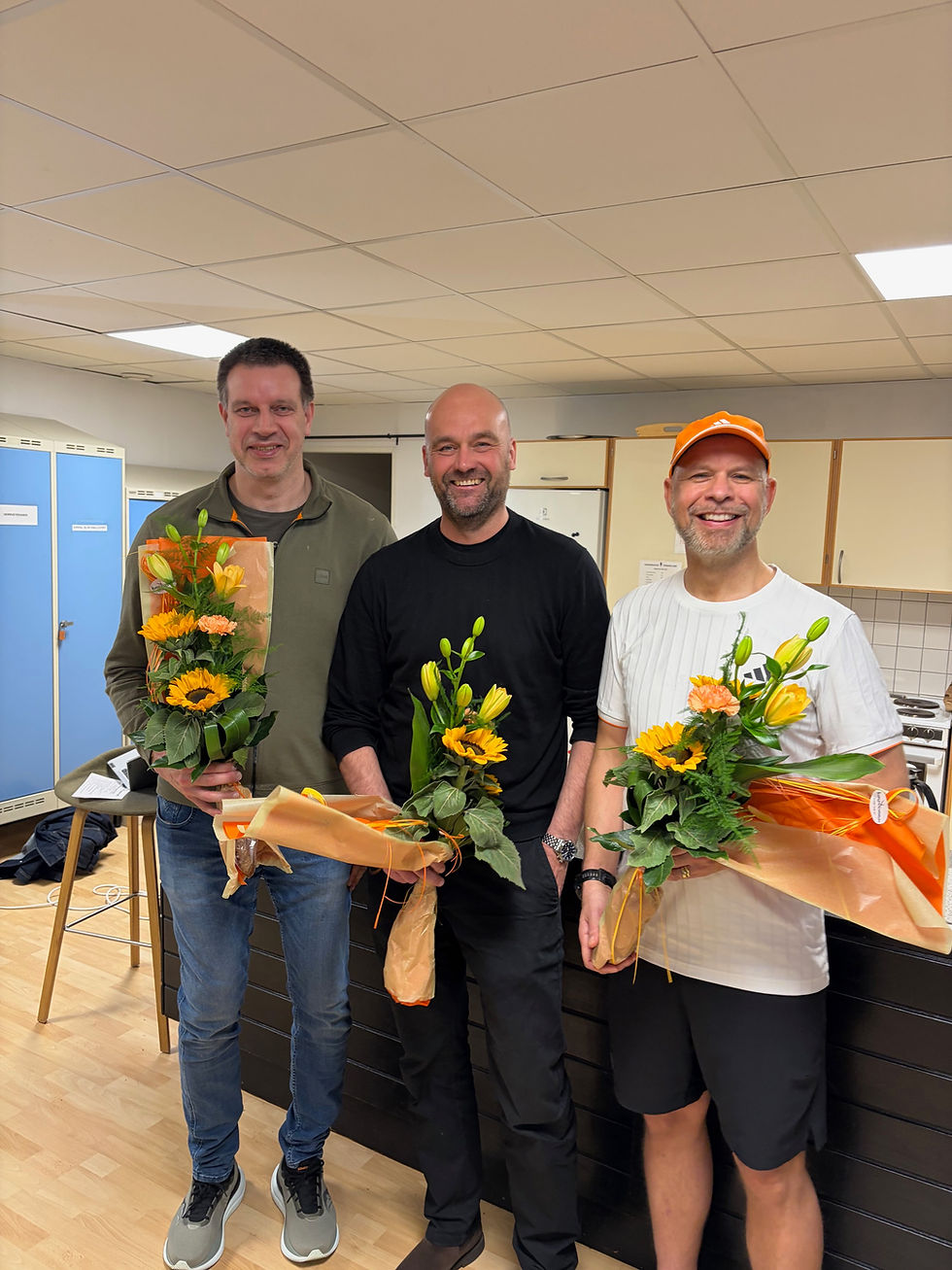 Från vänster, Martin Stigh, Fredrik Marthinsen och Mattias Grävare.
