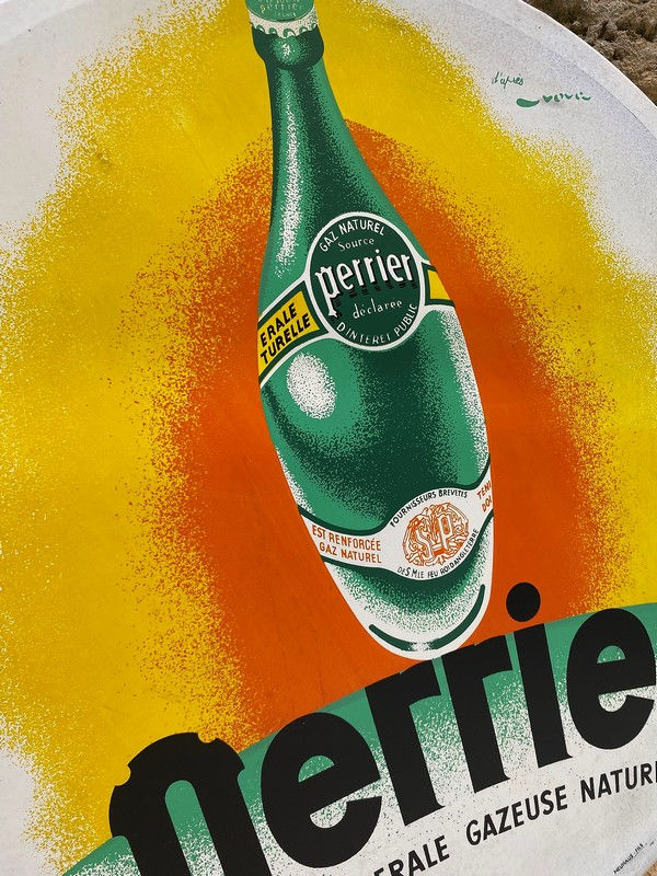 Miniature : Grande Tole Publicitaire PERRIER