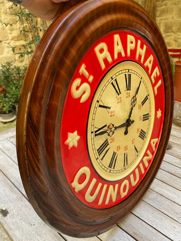 Thumbnail: Bistrot / Pendule Publicitaire Quinquina St Raphaël