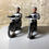 Miniature : 2 Gendarmes en Moto Aluminium