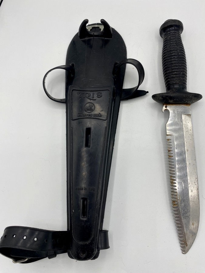 Couteau de plongée Vintage Tris Mares