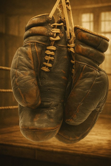 Belle paire de gants de BOXE anciens