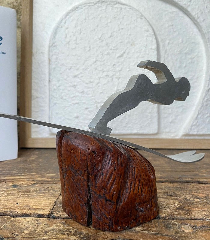 Miniature : Sculpture Ski Montagne