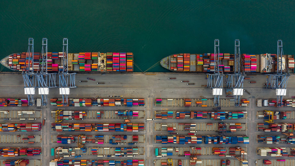 Shipping containers and logistics solutions managed by SCT International