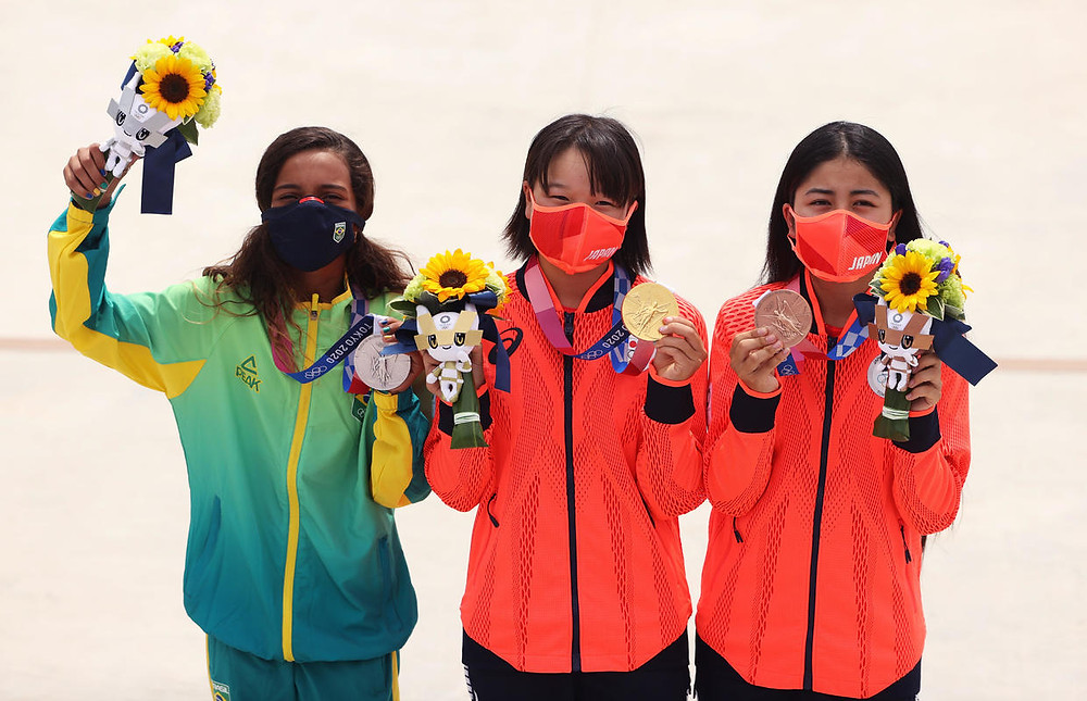 The final three | (from left to right) Leal, Nishiya, Nakayama | (c) Japan Times