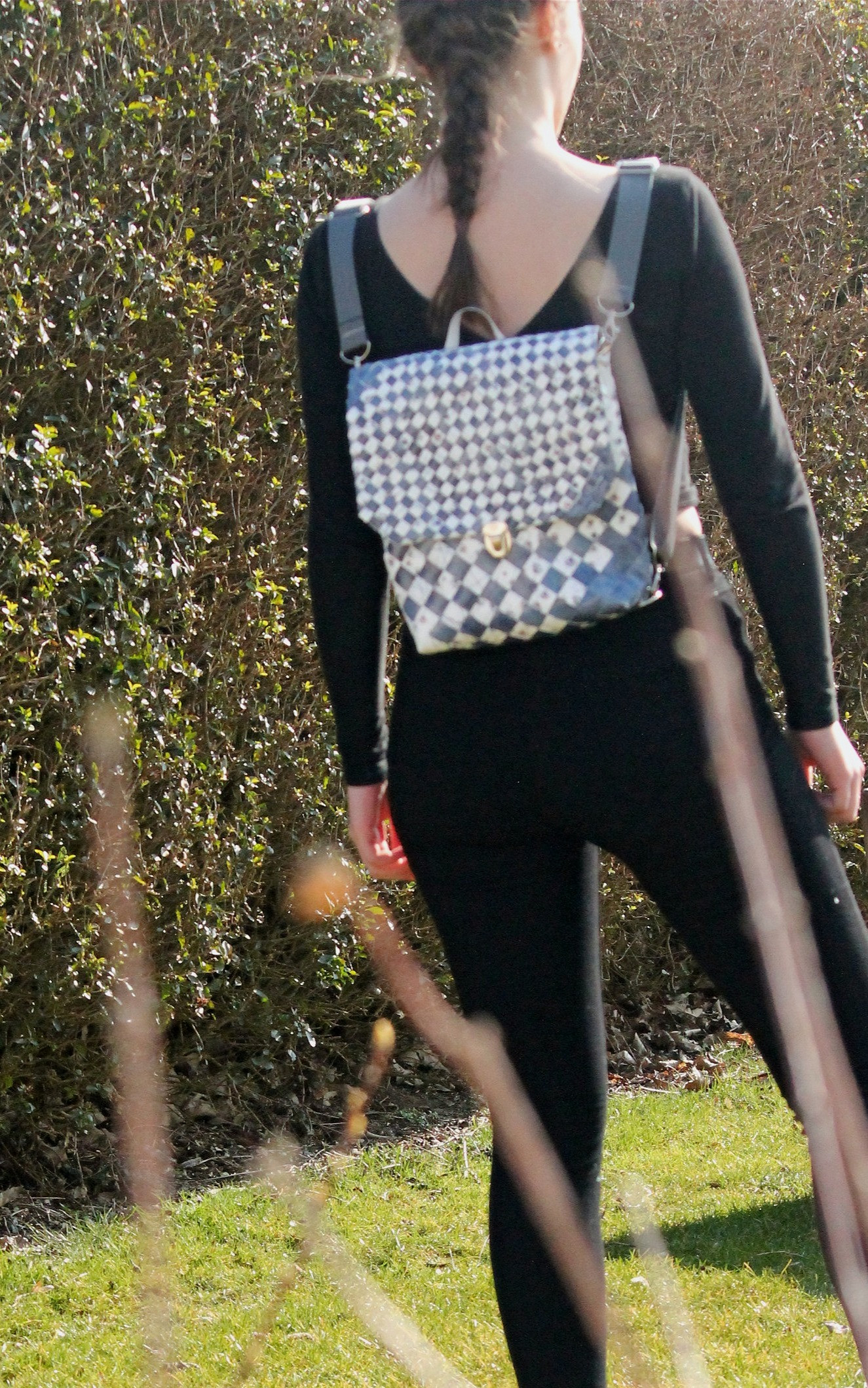 Rucksack, auch als Tasche verwendbar