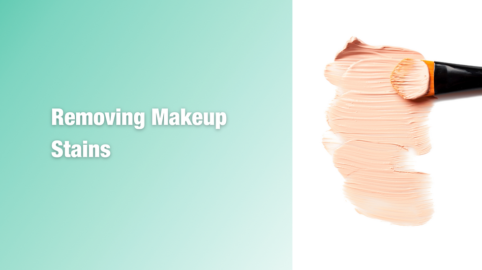 How to Remove Makeup Stains from Surfaces