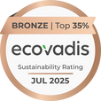 EcoVadis Bronze Sustainability Rating badge