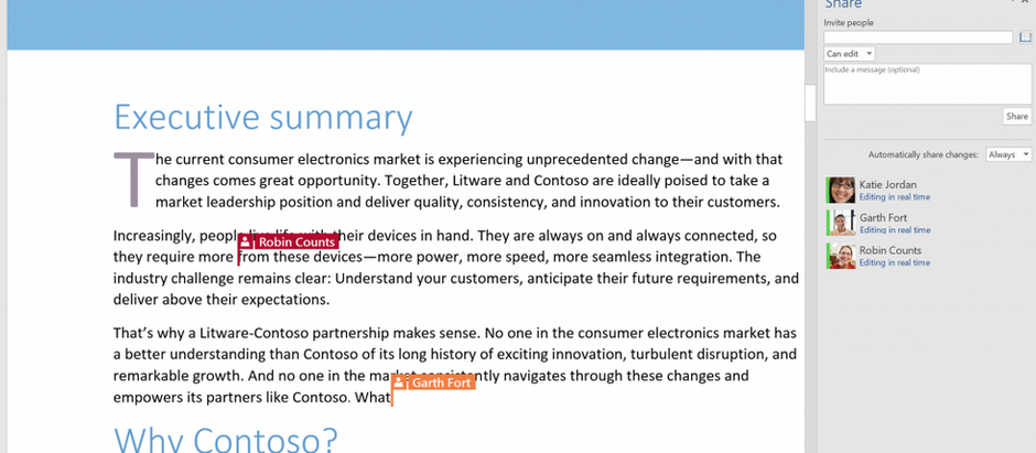 How to Make Co-Authoring in Office 365 Work For You