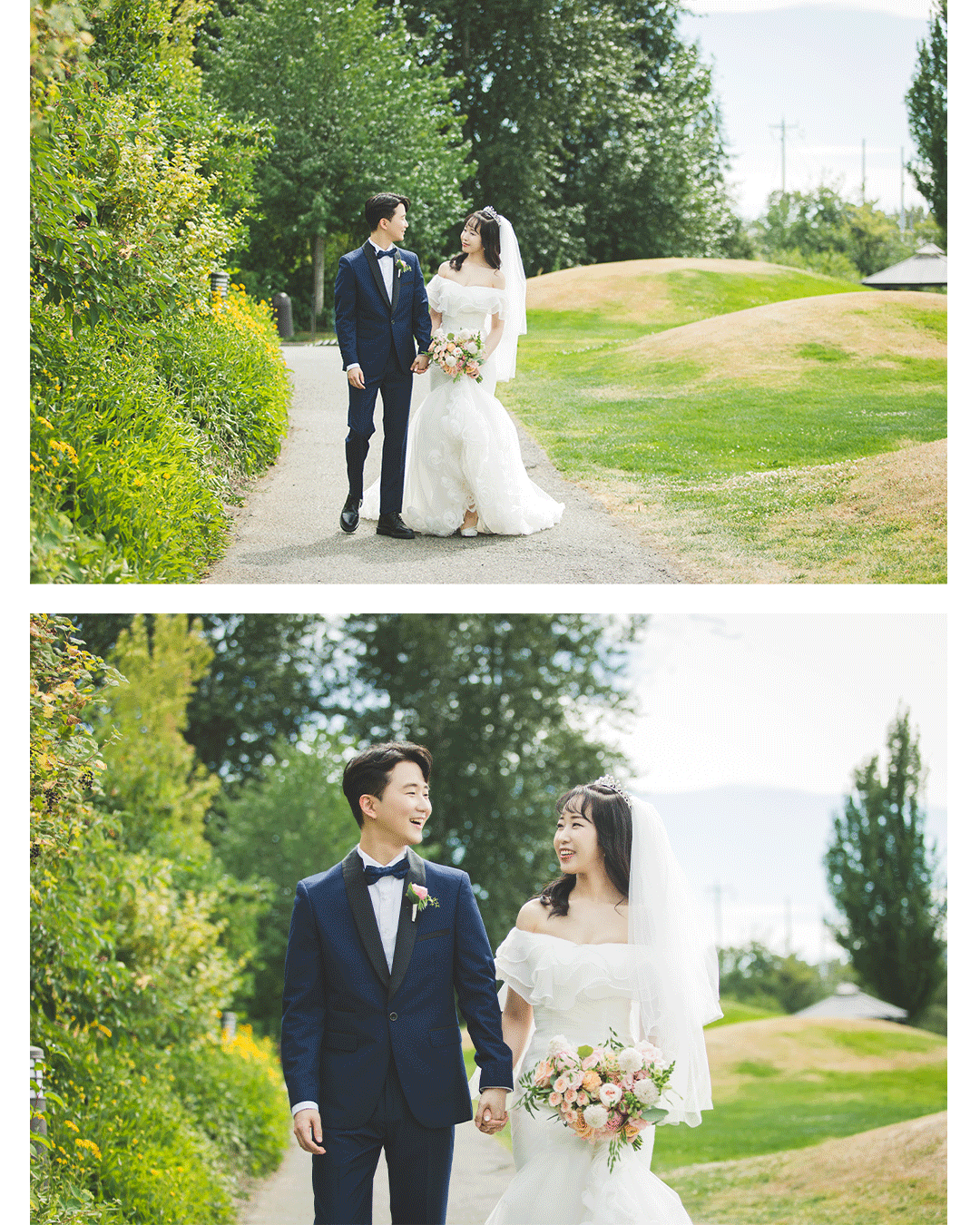 A skilled Vancouver wedding photographer capturing a heartfelt moment between a bride and groom, their love radiating