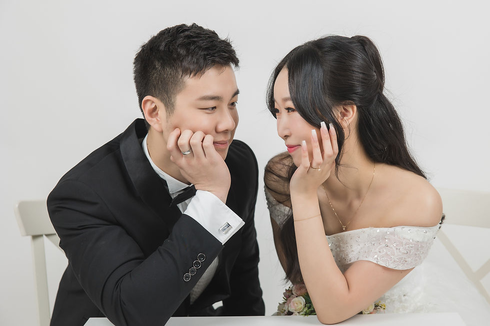 Prewedding photoshoot at The Eunice studio with A&T