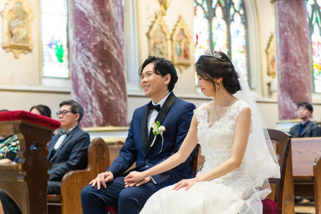 Unique wedding venue in Vancouver: Holy Rosary Cathedral Church and Hawksworth restaurant wedding