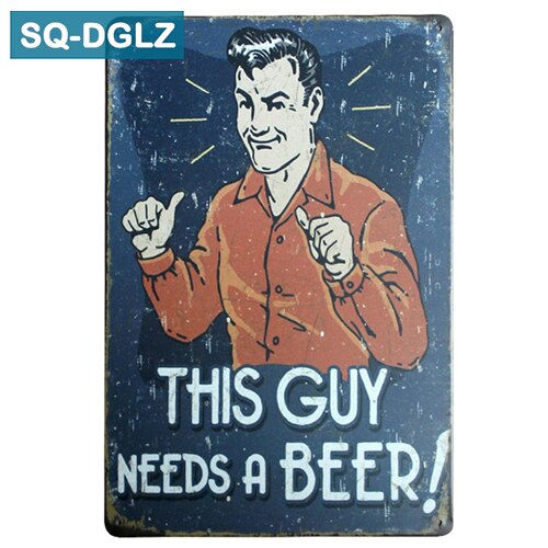 Thumbnail: [SQ-DGLZ]Hot KEEP CALM AND DRINK WHisky Tin Signs Retro Plaque