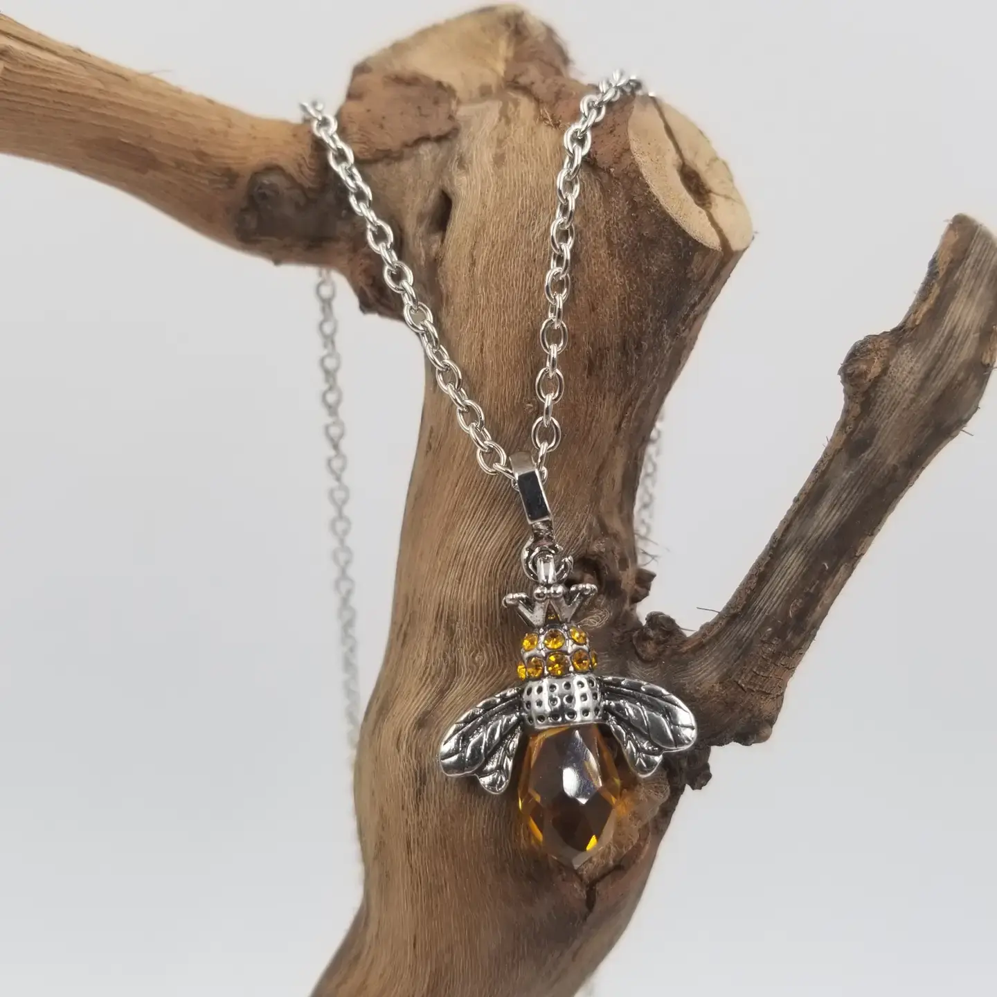 Crystal Bee Necklace