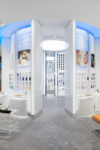 425 Degree Central Westville retail shop interior circular tower 