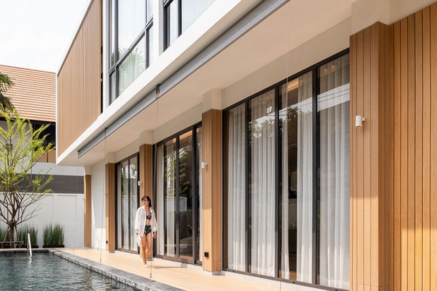 K.KANG RESIDENCE exterior pool view