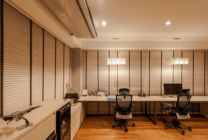 K.SON RESIDENT townhome renovation interior working room