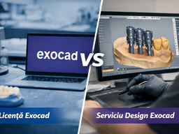 Preț Licență Exocad vs Preț Serviciu Design – Care Este Diferența Reală?