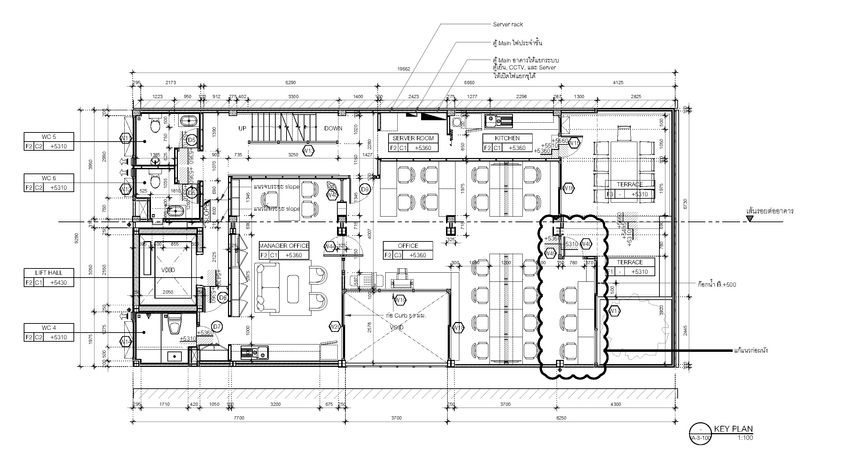 SUITCUBE Headquater office 5th floor layout plan
