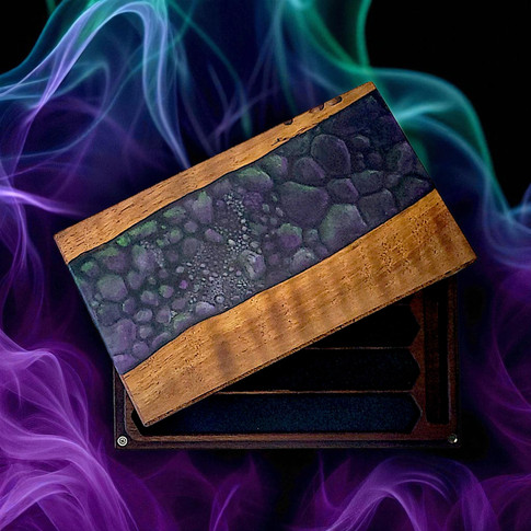 Dragon green and purple