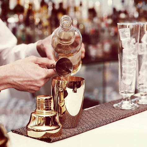 Bartender Mixing Cocktail