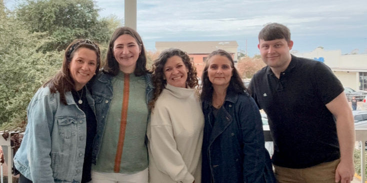 Gracie Wise along with the founders of Connection Across the Spectrum