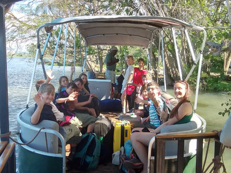 Boat safari on the Shire River at Liwonde National Park