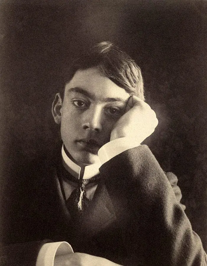 Gibran Khalil Gibran During his Youth, photographed by F. Holland Day, ca. 1896
