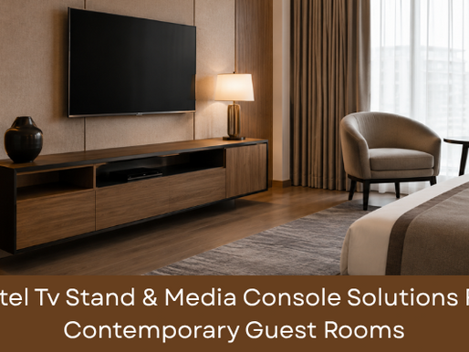 Hotel Tv Stand & Media Console Solutions For Contemporary Guest Rooms