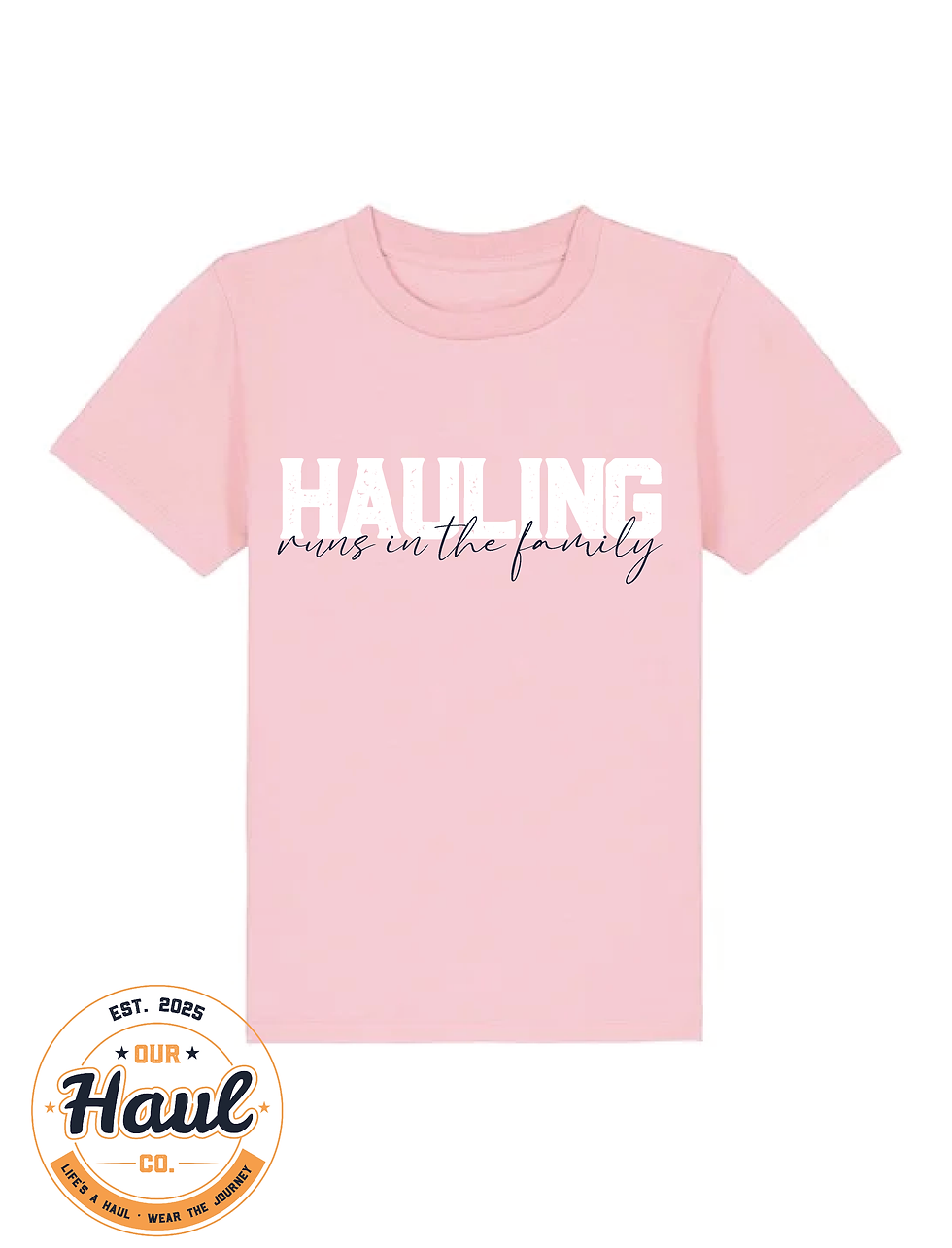 Thumbnail: Hauling Runs in the Family  - Kids Tee