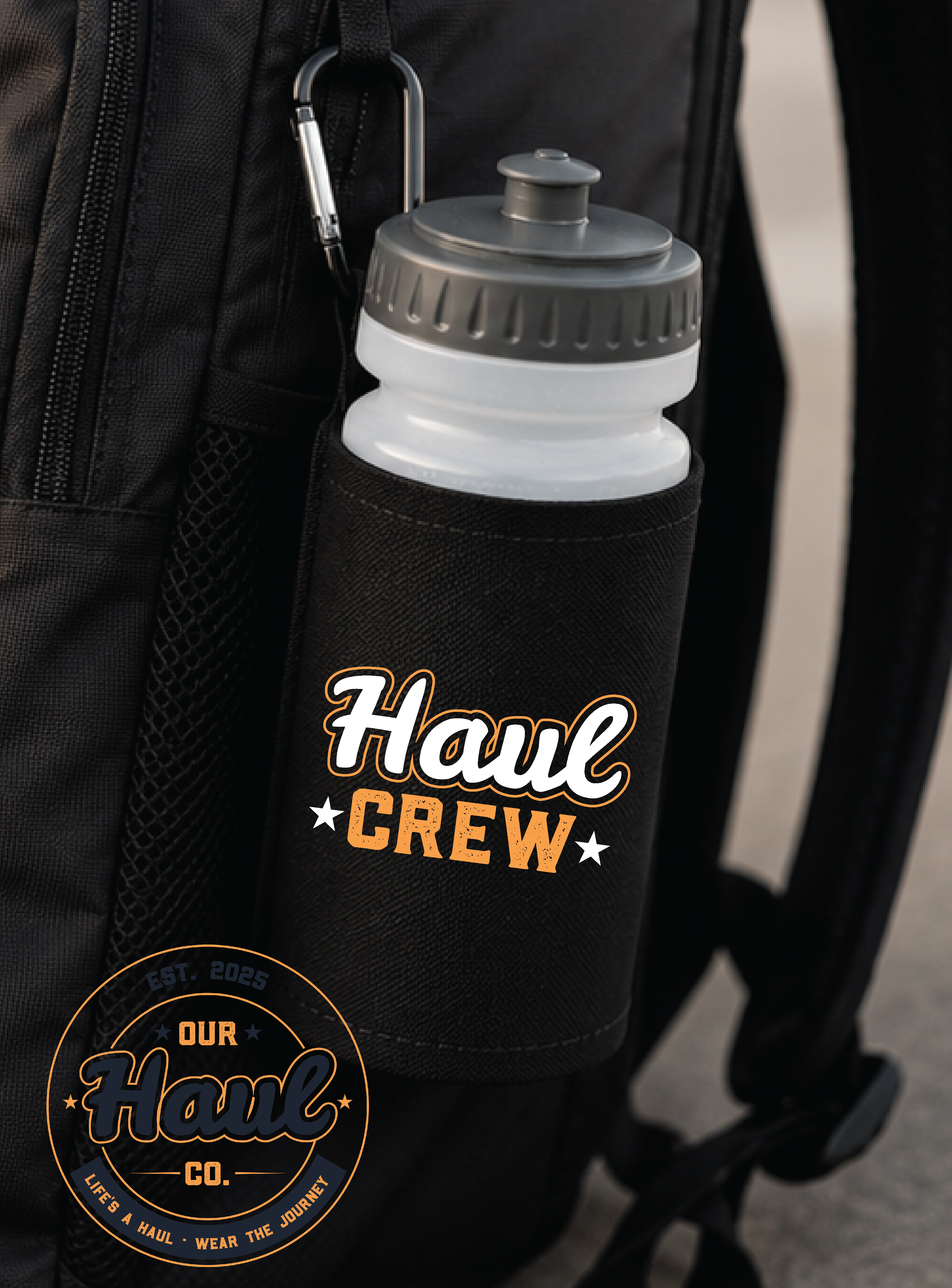 Haul Crew Water Bottle with Holder