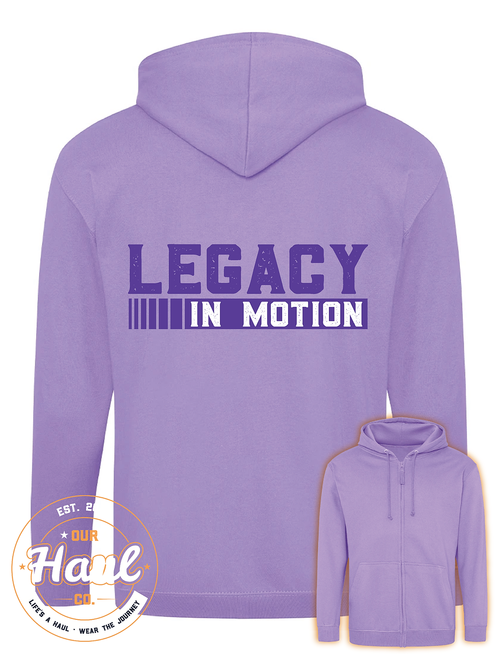 Thumbnail: Legacy in Motion - Zipped Hoodie